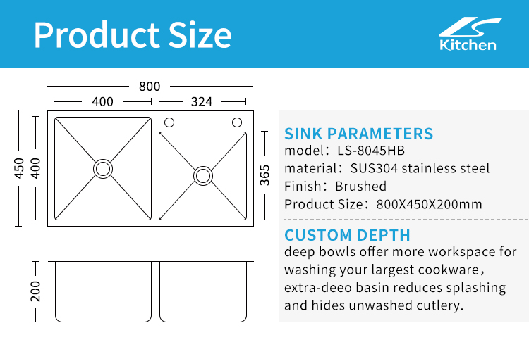 Wastafel Buatan Tangan Nano Titanium Plating Tahan Lama