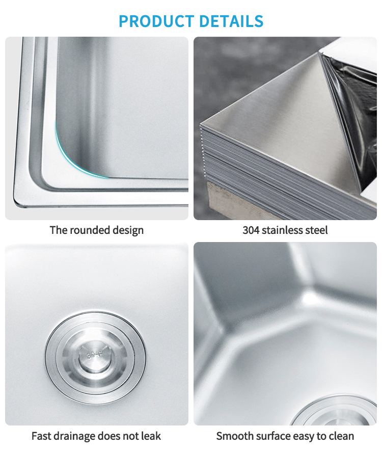 201 mangkuk cuci tangan dapur harga murah mangkuk tunggal undermount sink