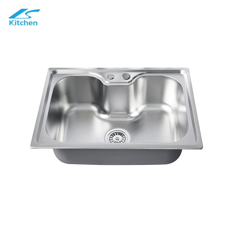 K Brazil Furniture Hardware Faucet Single Bowl Wastafel Wastafel Dapur Stainless Steel