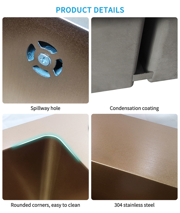 Wastafel Buatan Tangan Nano Titanium Plating Tahan Lama