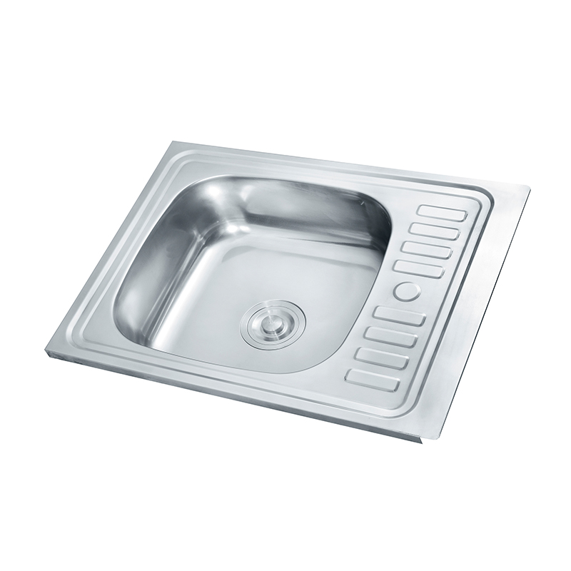 Wastafel Dapur Ukuran Standar Stainless Steel dengan Drainboard