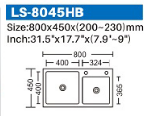 Grosir High Grade Undermount Stainless Steel 304 Wastafel Dapur Mangkuk Tunggal