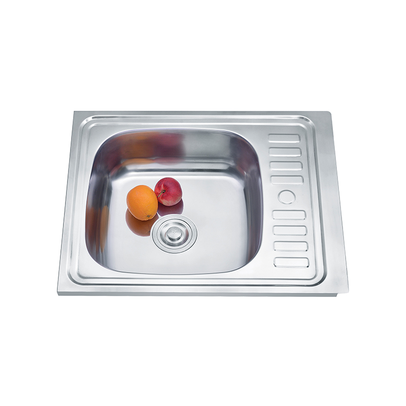 Wastafel Dapur Ukuran Standar Stainless Steel dengan Drainboard